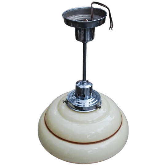 Art Deco Glazen Hanglamp 1