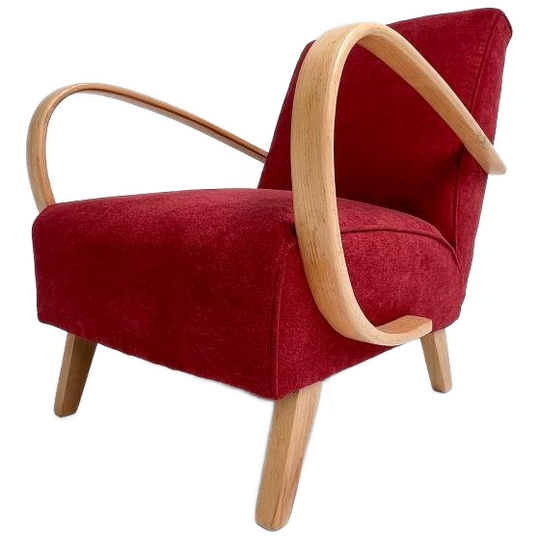 Gerenoveerde Jindrich Halabala Fauteuil, 1950’ 1