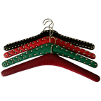 Kledinghanger Set Retro Leder Vintage thumbnail 1
