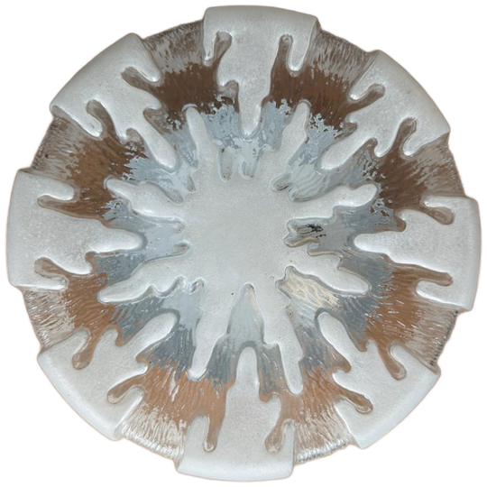 Ronde Plafondlamp 3d Design Glas 1