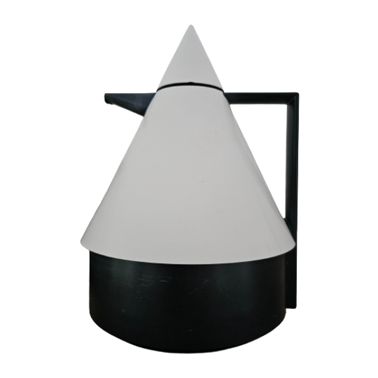 Vintage Emsa Rio Memphis Style Thermoskan Zwart / Wit 1