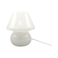 Vintage Murano Glazen Paddestoel Lamp