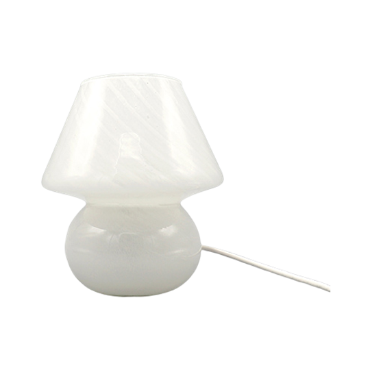 Vintage Murano Glazen Paddestoel Lamp 1