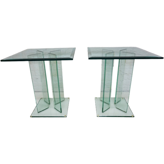 Set Van 2 Glazen Bijzettafels Van Tg Design 1