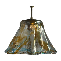 Attr. / In The Style Of - Mazegga - Heavy/Thick Glass - Hanging Fixture - Italian Murano Glass