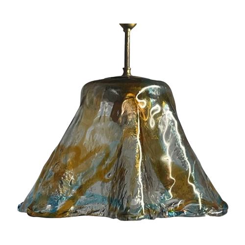 Attr. / In The Style Of - Mazegga - Heavy/Thick Glass - Hanging Fixture - Italian Murano Glass