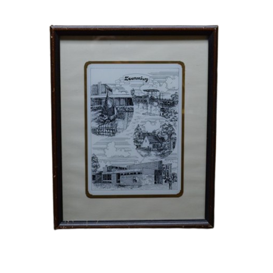 Vintage Glasgravure Zwanenburg 1