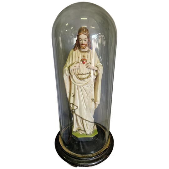 Religieus Beeld Onder Stolp 55x20 1