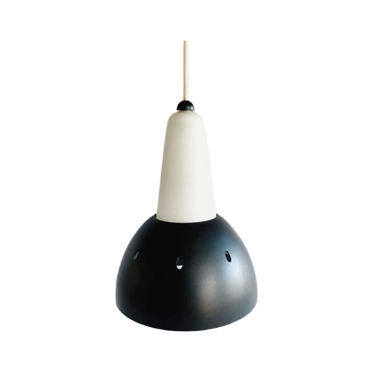 Vintage Hanglamp - Bakeliet & Glas 1