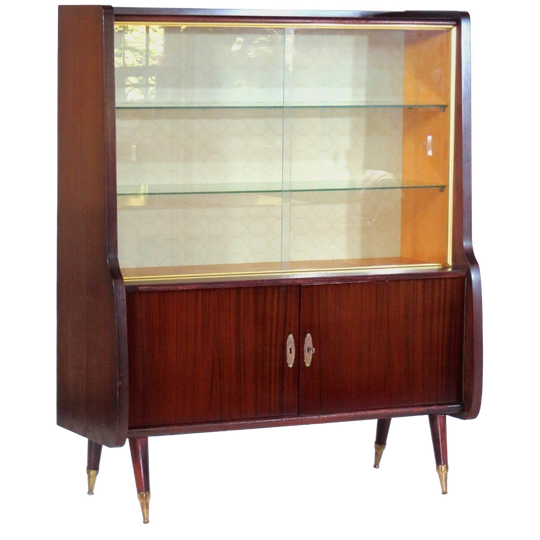 Vintage Art Deco Vitrinekast, 1960s 1