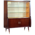Vintage Art Deco Vitrinekast, 1960s thumbnail 1