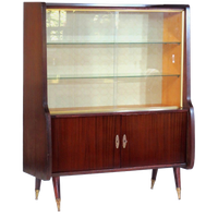 Vintage Art Deco Vitrinekast, 1960s