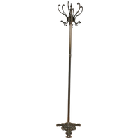Chromen Rococo Staande Kapstok Hollywood Regency Hall Tree