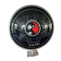 Vliegende Valk Pilsener Bierreclame / Lichtbak 70cm Diameter