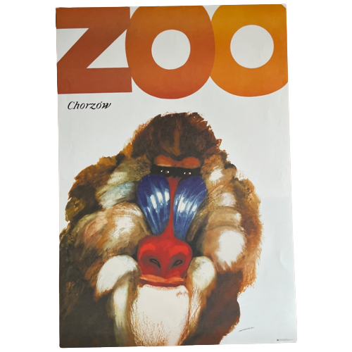 M.Mosinski (1936-1998), Zoo, 1968, Poster No 36, Official Limited Edition C.500, Printed 2019