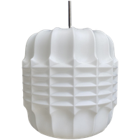 Opaline Pendant Lamp 1960S Brutalist Style