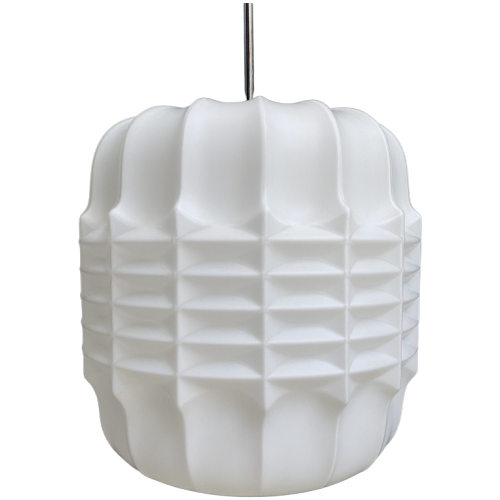 Opaline Pendant Lamp 1960S Brutalist Style