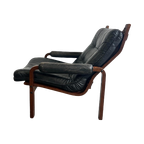 Vintage Lederen Lounge Stoel / Fauteuil / Eenzit thumbnail 1