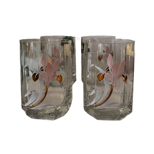 Jaren 80 Kristallen Glazen Waterglazen Whiskey Glazen 1