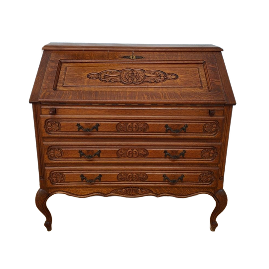 Vintage Secretaire Ladekast Landelijk Bureau Buro 014 1