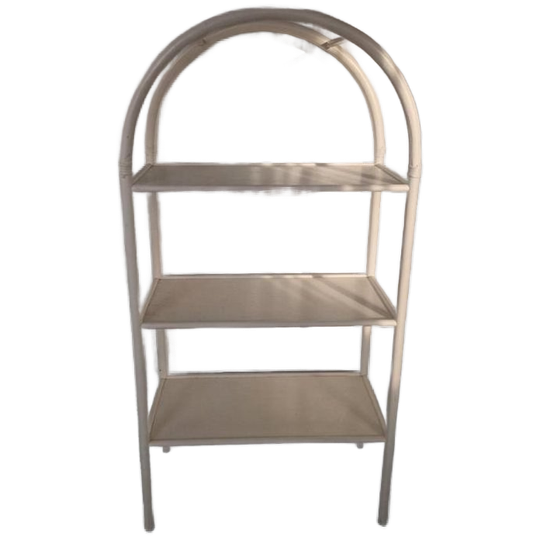Vintage Boho Bamboe Kastje Design Wit. 1