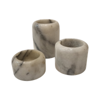 Marmer Waxinelicht Houders | Kerst