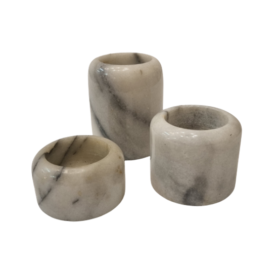 Marmer Waxinelicht Houders | Kerst 1