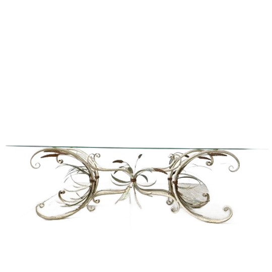 Vintage Hollywood Regency Coffee Table, 1970s 1