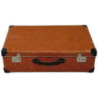 Vintage Koffer Brocante Oranje-bruin