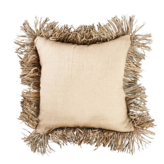 De Jute Bonita Kussenhoes - Naturel - 40x40 1