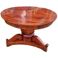 Antieke Klassieke Half Hoge Salontafel, Bijzettafel