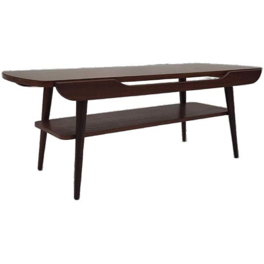 Vintage Salontafel Teak Hout Omkeerbaar Blad Teeffelen Stijl 1