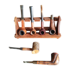 Tabakspijpen - Tafel Pijpenrek - Rookwaar - 6 Stuks thumbnail 1