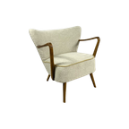 Mid Century Club Chair Boucle thumbnail 1