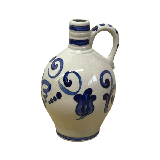 Vintage Sonnema Kruikje Blauw Grijs Oorvaas 1