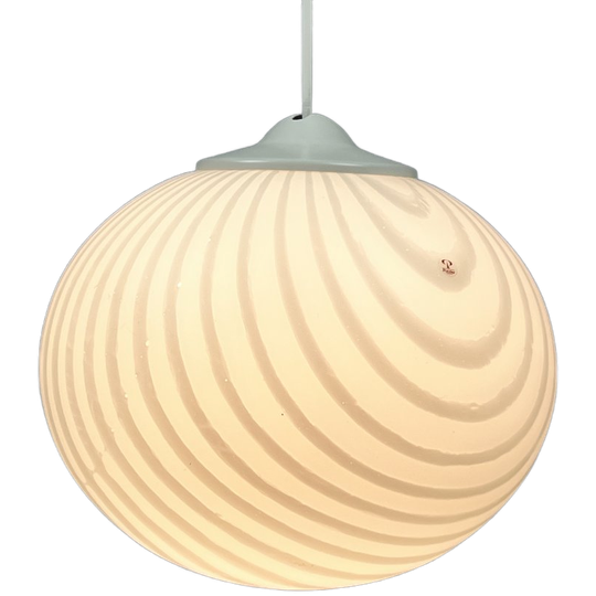 Vintage Hanglamp, Swirl / Zebra, Peill & Putzler, Duitsland 1970's 1