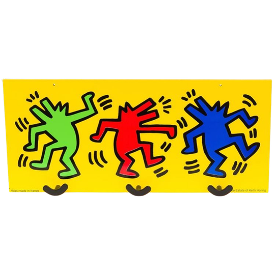 Keith Haring Kapstok Hout 22 X 50 Cm 1