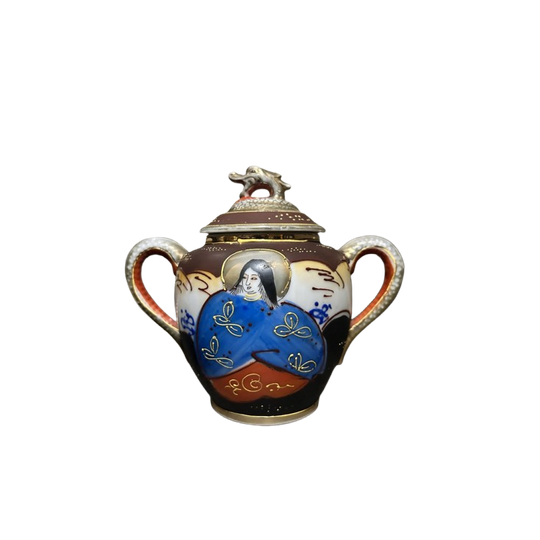 Theeservies Set Satsuma Porselein Vintage 1