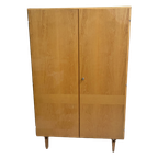 Hang Wardrobe Cabinet In Ash Wood By František Mezulánik For Novy Domov thumbnail 1