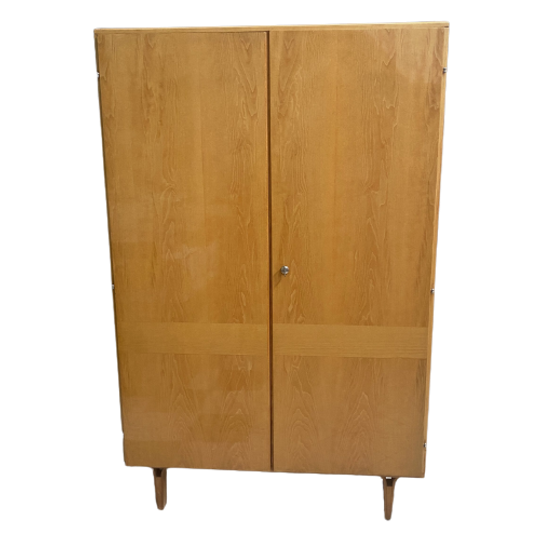Hang Wardrobe Cabinet In Ash Wood By František Mezulánik For Novy Domov 1