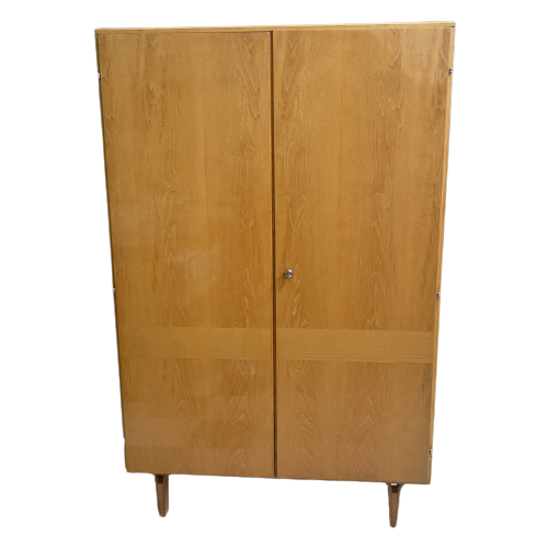 Hang Wardrobe Cabinet In Ash Wood By František Mezulánik For Novy Domov