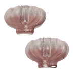 Vintage Walther Glass Solifleur Lotus Vaasje Roze (1 Stuks) thumbnail 1