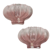 Vintage Walther Glass Solifleur Lotus Vaasje Roze (1 Stuks)
