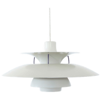 Ph 5 Pendant Light Designed By Poul Hennigsen For Louis Poulsen, Denmark 1950S