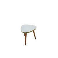 Bijzettafel Met Grijs Formica Blad, Plantentafel Nr. 26