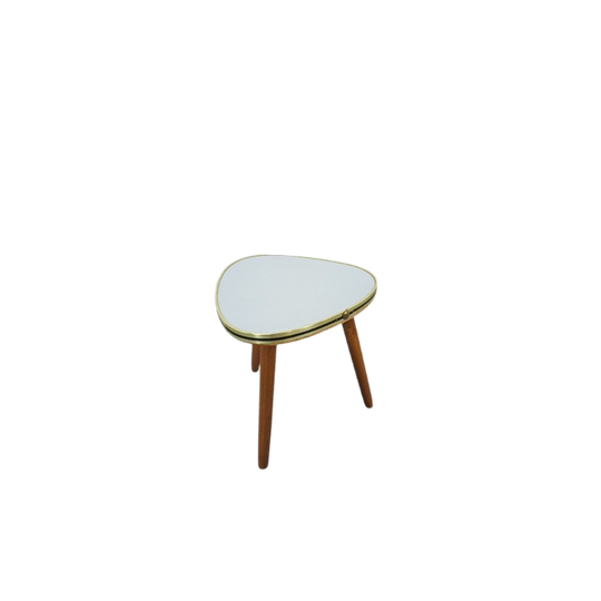 Bijzettafel Met Grijs Formica Blad, Plantentafel Nr. 26 1