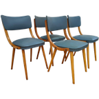 Mid Century Vintage Stoelen Eettafelstoelen Eetkamerstoelen thumbnail 1