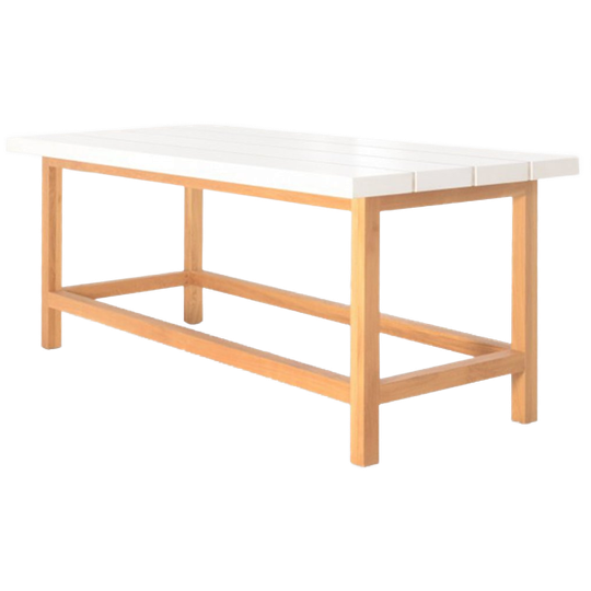 Solidesk Werkbank, Wit Blad, 239 X 109.5 Cm, Vast Onderstel 1
