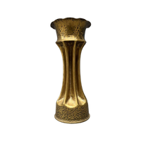Bewerkte Trench Art Koperen Granaathuls Uit Frankrijk Wo1