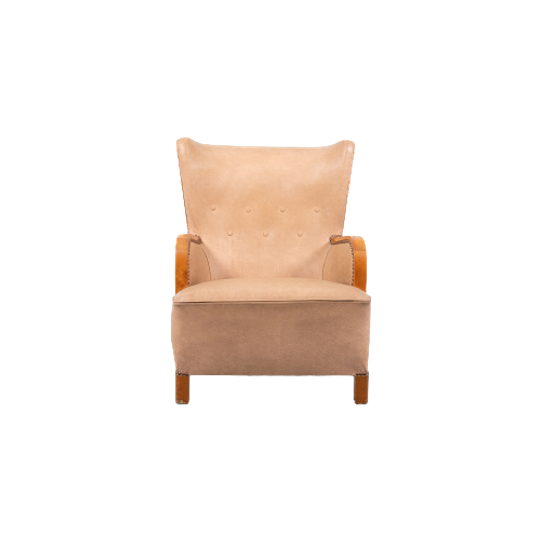 Scandinavian Mid-century Modern Lounge Armchair / Fauteuil, 1950’s Sweden 1